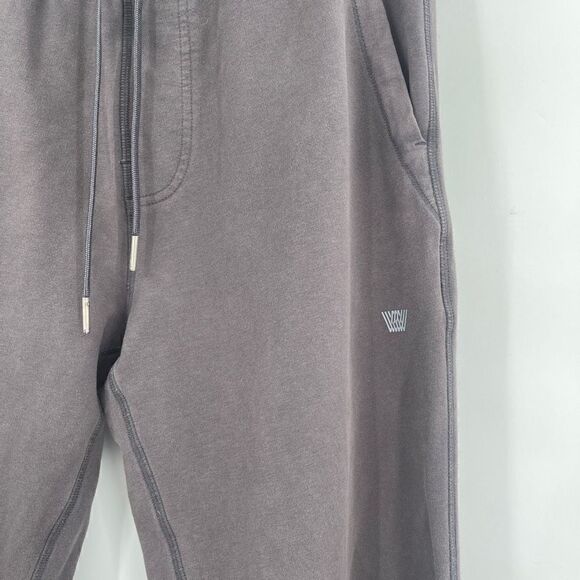 Mack Weldon Men's Elastic Waist with Drawstring Flat Front Gray Lounge Pants S - Picture 2 of 7